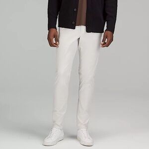 Lululemon ABC Slim-Fit 5 Pocket Warpstreme‎ Pant, Size 28x 34”L, Bone, NWT